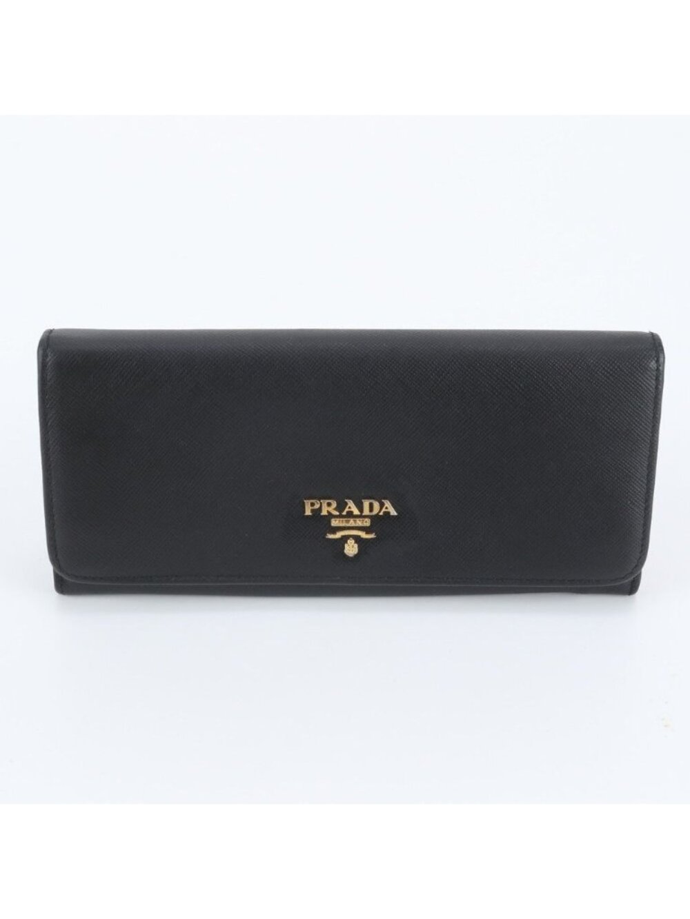 Prada Saffiano Leather Wallet Black